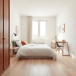 Minimalist designs for small rooms showcasing optimal space usage