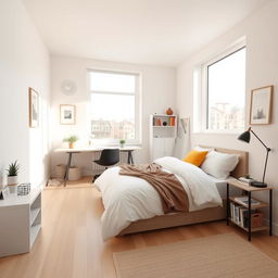 Minimalist designs for small rooms showcasing optimal space usage