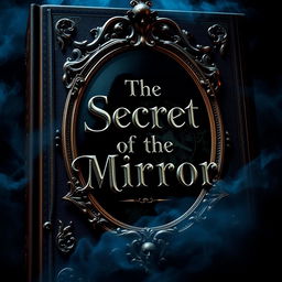 An enthralling book cover that embodies a sense of mystery and intrigue, featuring the title 'The Secret of the Mirror' prominently displayed