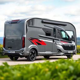 A sleek and modern Rapido motorhome model 8096 DF designed in a stunning grey color