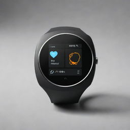 A futuristic smartwatch with an ultra-modern design. The watch interface displays various health metrics and disease detection indicators.