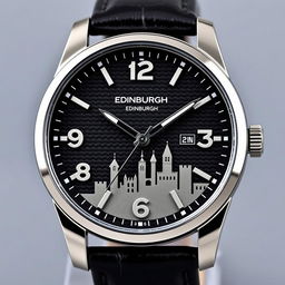 A quartz powered men's watch inspired by Edinburgh, featuring a robust and stylish design