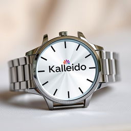 A modern, stylish wristwatch prominently displaying the logo 'Kaleido' on the face