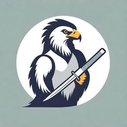 A majestic logo of a Philippine eagle gripping a detailed sword in one talon and a rifle in the other.