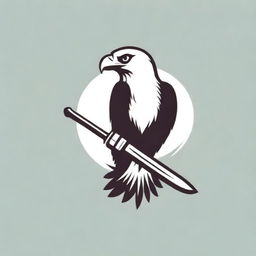 A majestic logo of a Philippine eagle gripping a detailed sword in one talon and a rifle in the other.