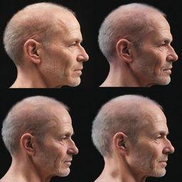 Visual progression from a single cell evolving into a mature human being, showing intricate stages of growth and development.