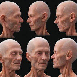 Visual progression from a single cell evolving into a mature human being, showing intricate stages of growth and development.