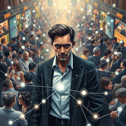 An intriguing visual concept illustrating 'invincible social engineering'