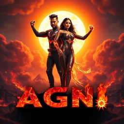 A cinematic sci-fi action film poster titled 'AGNI'