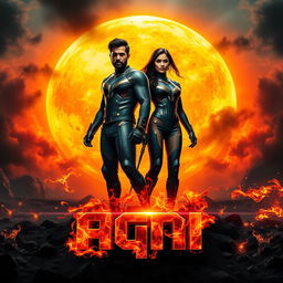 A cinematic sci-fi action film poster titled 'AGNI'