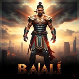 A cinematic sci-fi action film poster titled 'BAALI'