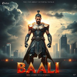 A cinematic sci-fi action film poster titled 'BAALI'