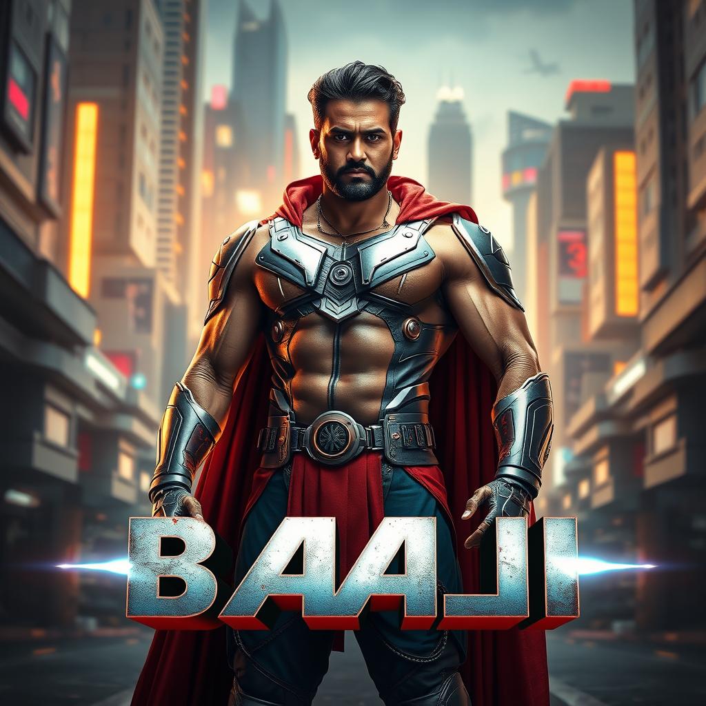 A cinematic sci-fi action film poster titled 'BAALI'