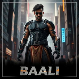 A cinematic sci-fi action film poster titled 'BAALI'