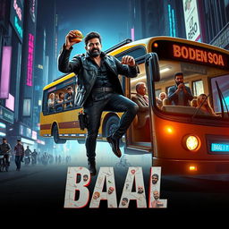 A cinematic sci-fi action film poster titled 'BAALI'