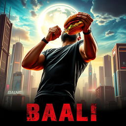 A cinematic sci-fi action film poster titled 'BAALI'