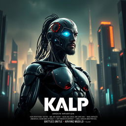 A cinematic sci-fi futuristic film poster titled 'KALP'