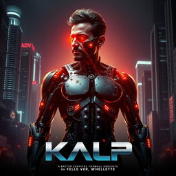 A cinematic sci-fi futuristic film poster titled 'KALP'