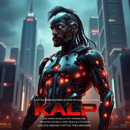 A cinematic sci-fi futuristic film poster titled 'KALP'