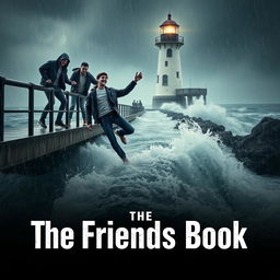 A dramatic cinematic friendship film poster titled 'The Friends Book