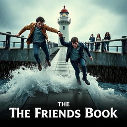 A dramatic cinematic friendship film poster titled 'The Friends Book