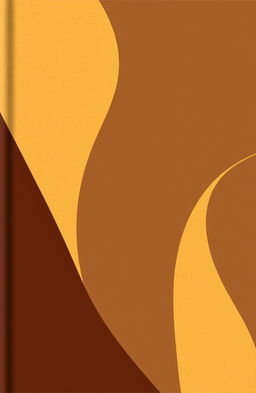 A modern book cover design featuring a harmonious blend of colors: golden, beige, and chocolate brown