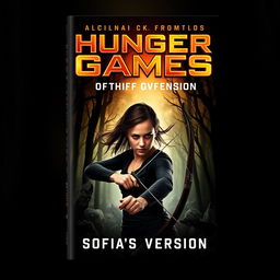 A striking book cover design for 'Hunger Game's-Sofia's Version'