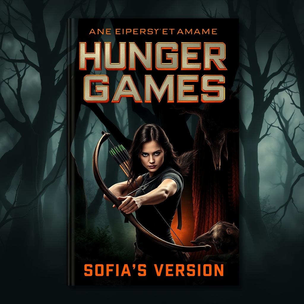 A striking book cover design for 'Hunger Game's-Sofia's Version'