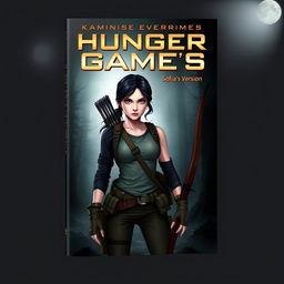 A striking book cover design for 'Hunger Game's-Sofia's Version' showcasing Katniss Everdeen