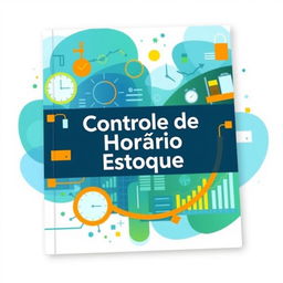 A visually appealing cover design for a stock management time control system