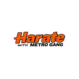 A poster for 'Harate with Metro Gang' featuring a clean white background