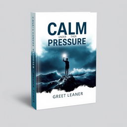 A striking book cover design for 'Calm Under Pressure' by Great Learner