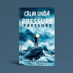 A striking book cover design for 'Calm Under Pressure' by Great Learner