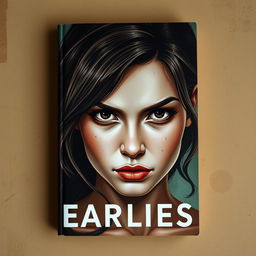 A striking book cover showcasing a strong, fearless female character