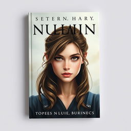 A striking book cover featuring a powerful yet delicate female character at the center