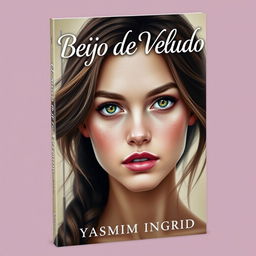 A captivating book cover featuring a strong yet delicate female character as the central focus