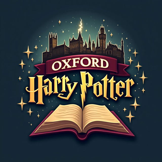 A visually enchanting logo design for 'Oxford Harry Potter Tours'