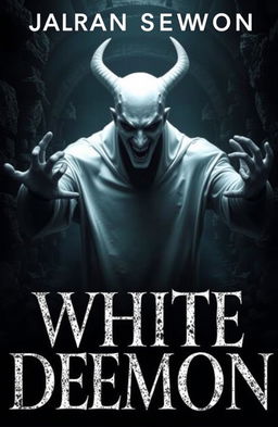 A book cover titled 'White Demon', featuring a menacing, pale figure in the foreground