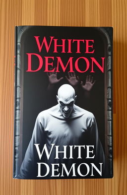 A book cover titled 'White Demon', featuring a menacing, pale figure in the foreground