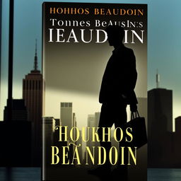 A book cover featuring a dramatic silhouette of a young lawyer resembling Thomas Beaudoin, standing confidently in the shade