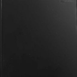 A dark cover design featuring only a bold title in the center