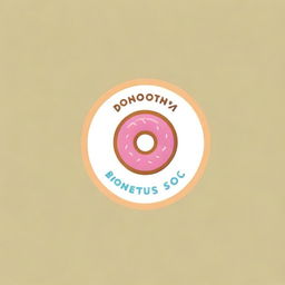 Create a playful and enticing logo for a mini donut shop, featuring freshly made donuts with vibrant colors and a whimsical font.