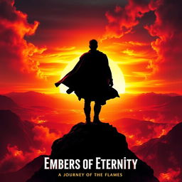 Create a stunning movie poster for the fictional film titled 'Embers of Eternity'