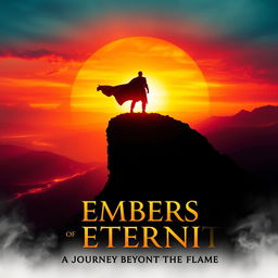 Create a stunning movie poster for the fictional film titled 'Embers of Eternity'