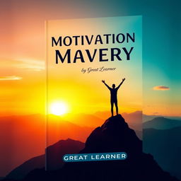 An inspiring book cover for 'Motivation Mastery' by Great Learner