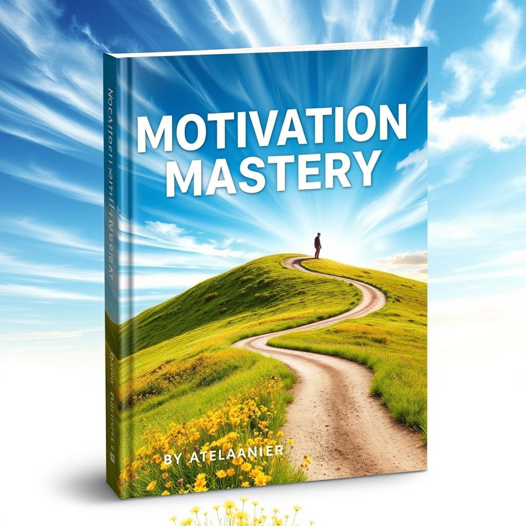 A captivating book cover design for 'Motivation Mastery' by Great Learner