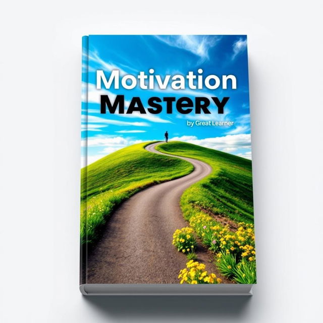 A captivating book cover design for 'Motivation Mastery' by Great Learner