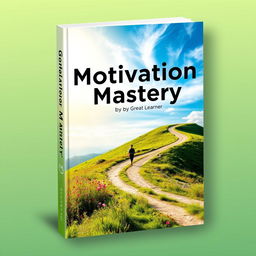 A captivating book cover design for 'Motivation Mastery' by Great Learner