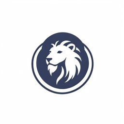 Generate a logo with the theme of infinity incorporating the element of a lion.