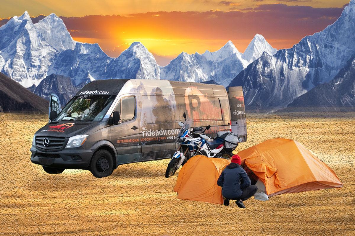 Embark on your next adventure with just the right gear! Answer a few questions to discover the best motorcycle camping products for your needs.